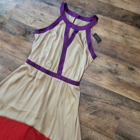 Outback Red Multicolor High-Low Sleeveless Dress Size Medium - Picture 2 of 8